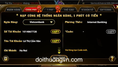 Nạp rút tiền X8 bằng codepay vô cùng nhanh chóng