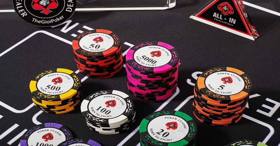 Chi Tiết Các Mệnh Giá Tiền Chip Poker Chuẩn Quốc Tế
